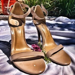 Nude stiletto heels